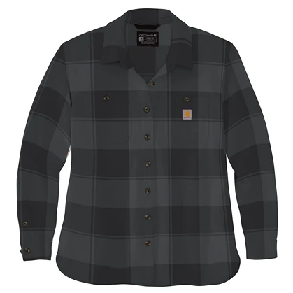 Trusted Carhartt XL Women’s Black Rugged Flex reg Loose Fit Duck Overshirt Organic