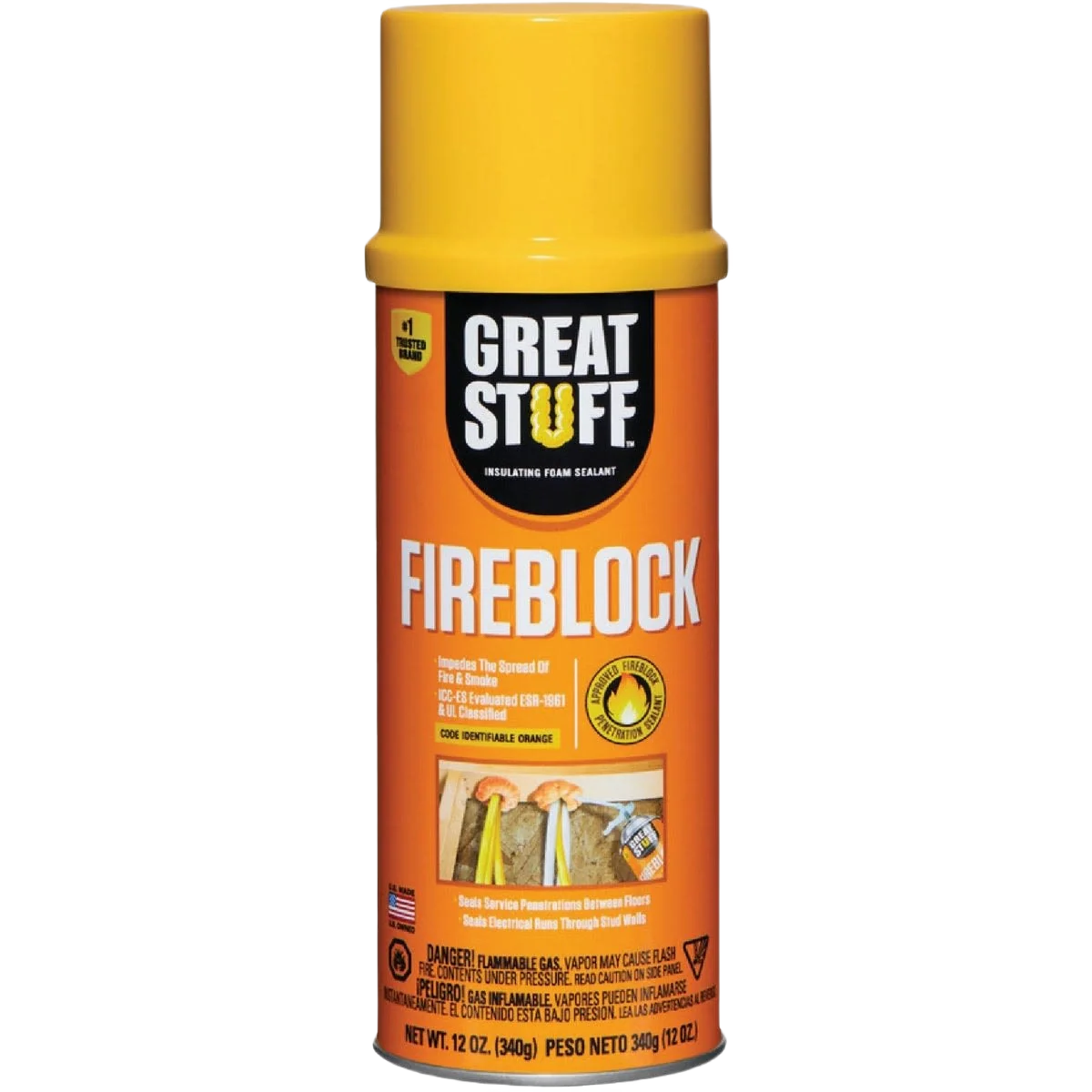 Durable Great Stuff Fire Block Foam Sealant 12 oz. Superior