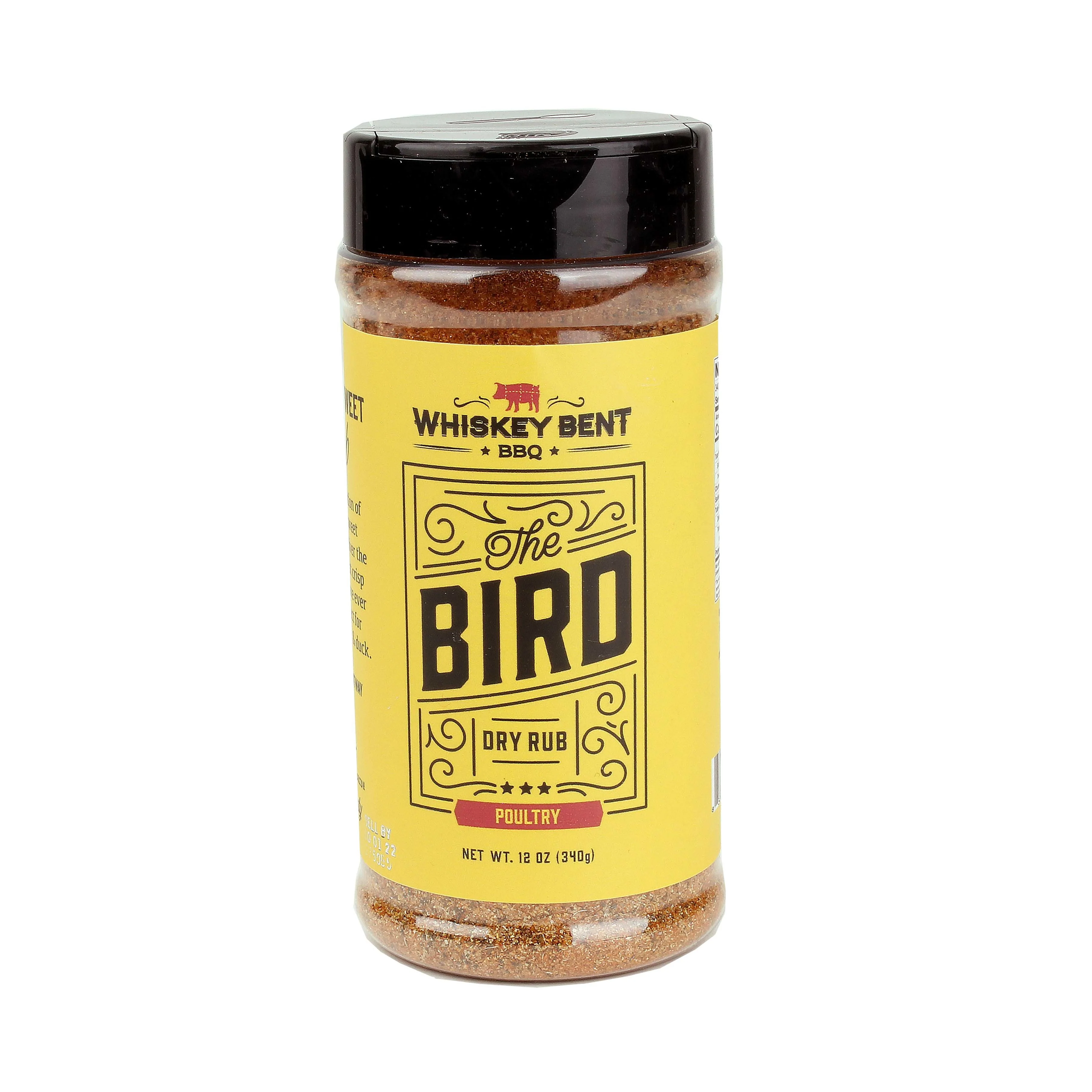 Environmentally Friendly Whiskey Bent BBQ The Bird Gluten Dry Rub 12 oz. Artisan
