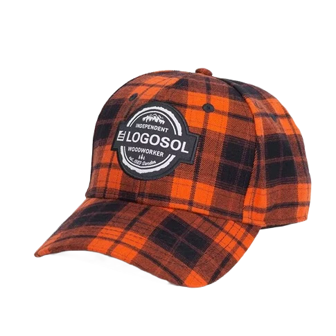 Reusable LOGOSOL Orange Independent Woodworker Cap Fine Crafted