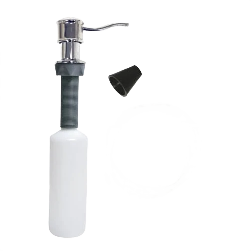 Optimized Danco Universal Soap Dispenser with Curved Nozzle in Chrome Expertly Made