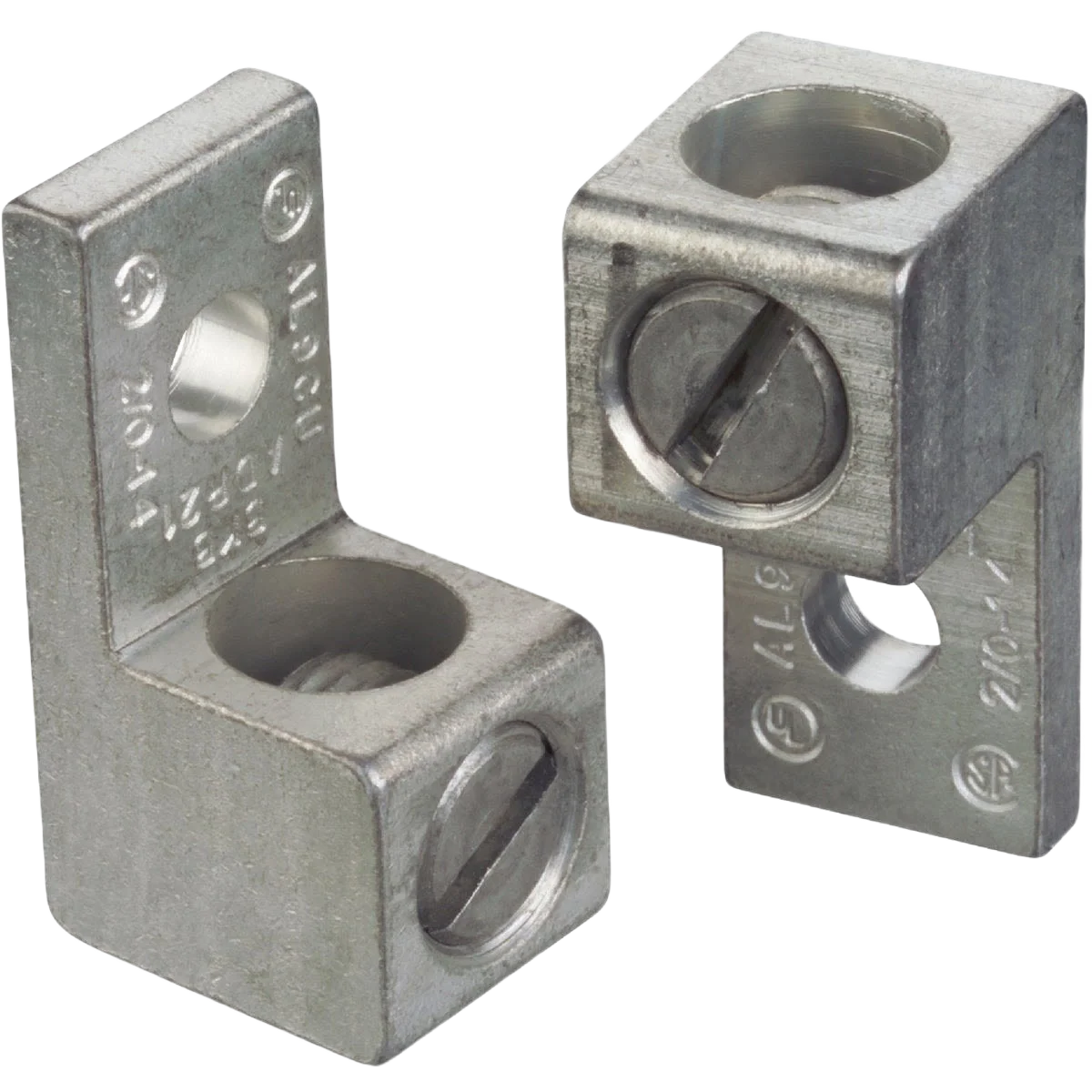 Convenient Southwire 14 SOL STR to 2 0 STR Single 1 4 In. Hole Mount Dual Rated Mechanical Lug 2-Pack Authentic