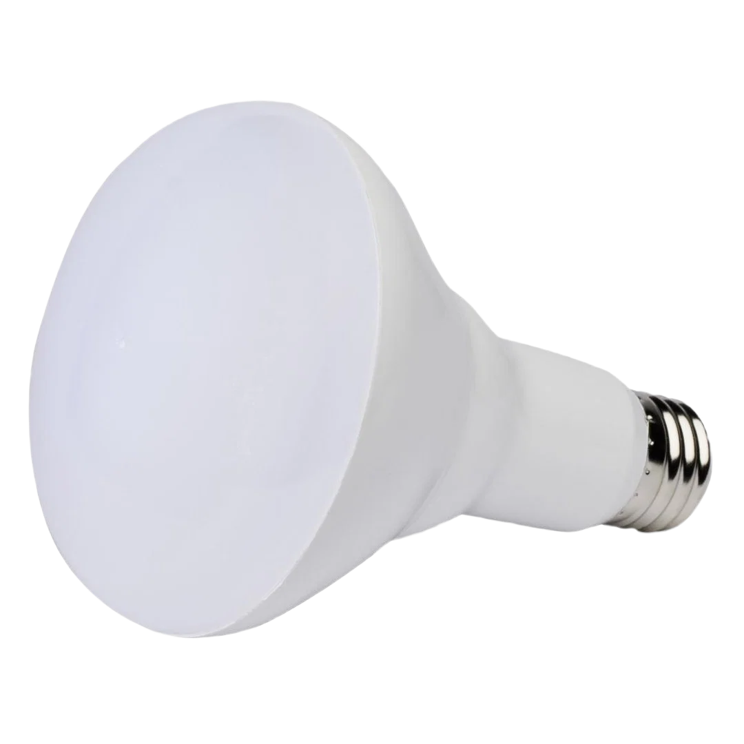 Clean Satco 8.5 Watt BR30 LED 3000K Dimmable Light Bulb 6-Pack Superior
