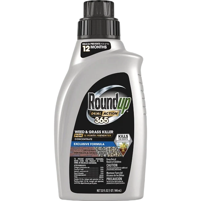 Reliable Roundup Dual Action 365 32 Oz. Exclusive Formula Concentrate Weed Grass Killer Enhanced