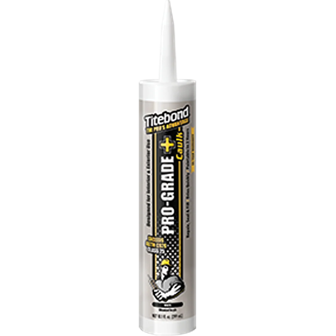 Environmentally Friendly Titebond Pro-Grade Plus White Silicone Caulk 10.1 Oz. Advanced