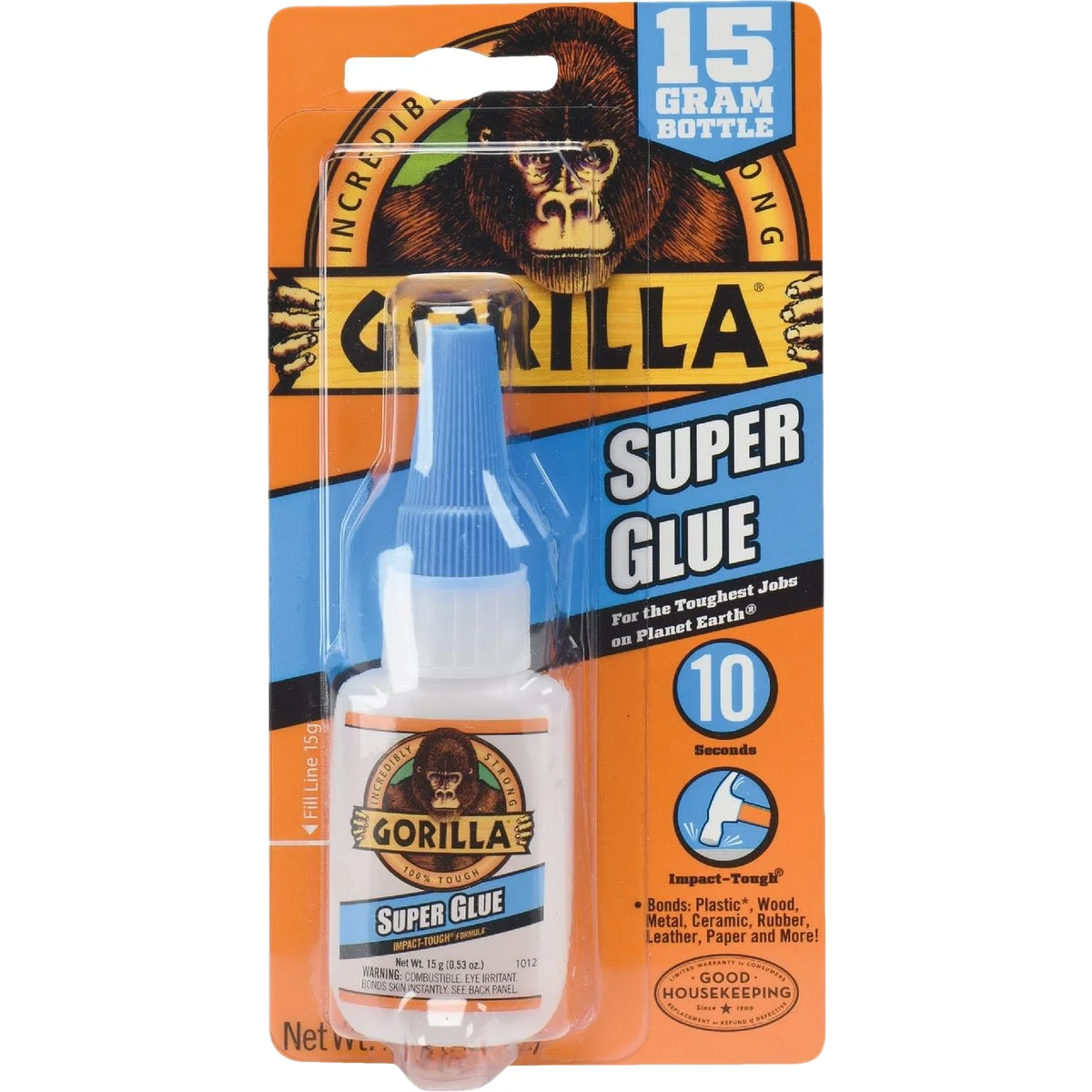 High-Grade Gorilla Liquid Super Glue 0.53 oz. Elite