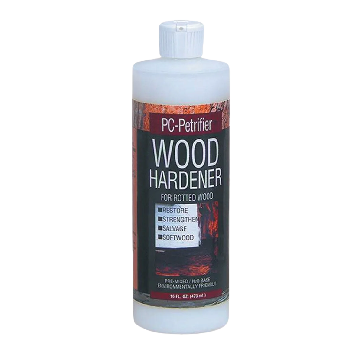 Stylish Protective Coating PC-Petrifier Milky White Wood Hardener Wood Filler 16 oz. Original