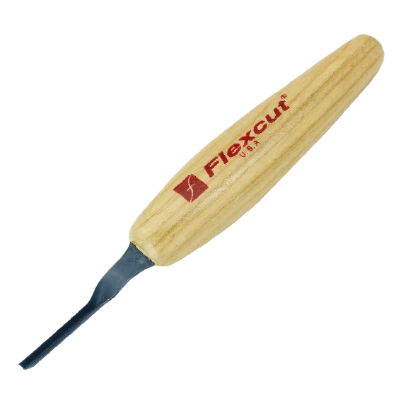 Specialty Flexcut 60 deg. 3mm Micro V-Tool Easy-to-Use