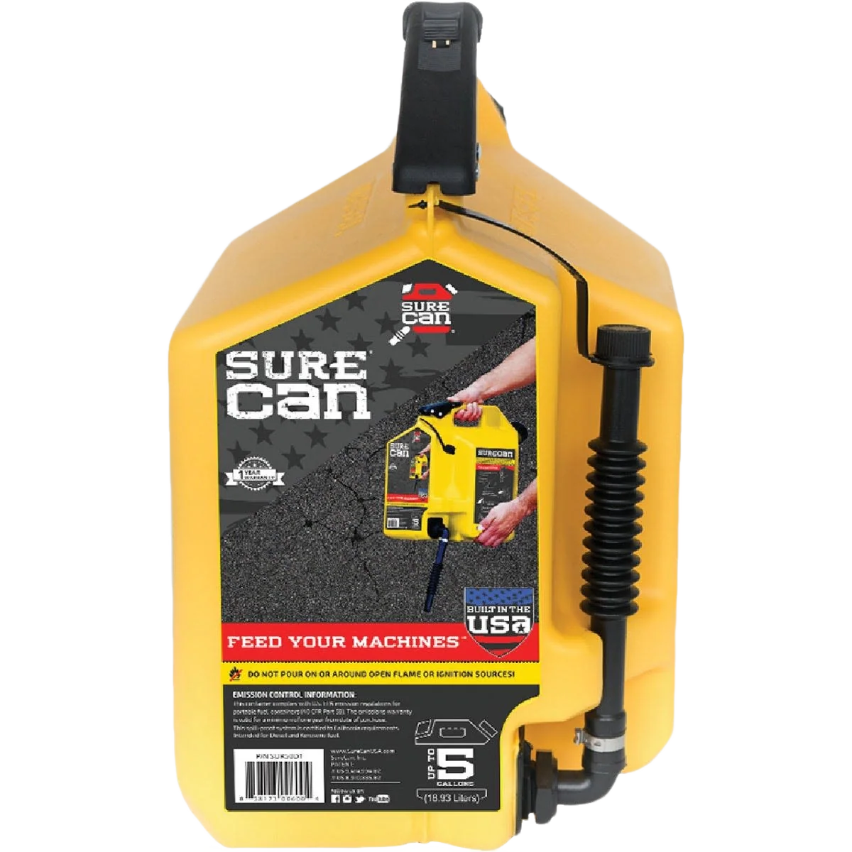 Modern Surecan Diesel Fuel Can 5 Gallon Superior