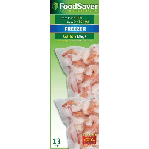 Reusable FoodSaver zer Bags 13-Pack Solid