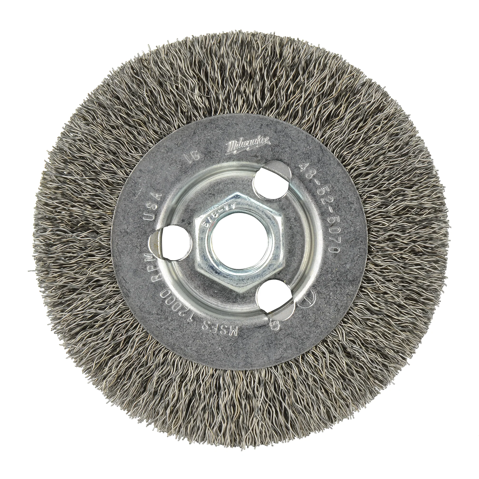 High-End Milwaukee 4 Radial Crimped Wheel- Carbon Steel Advanced