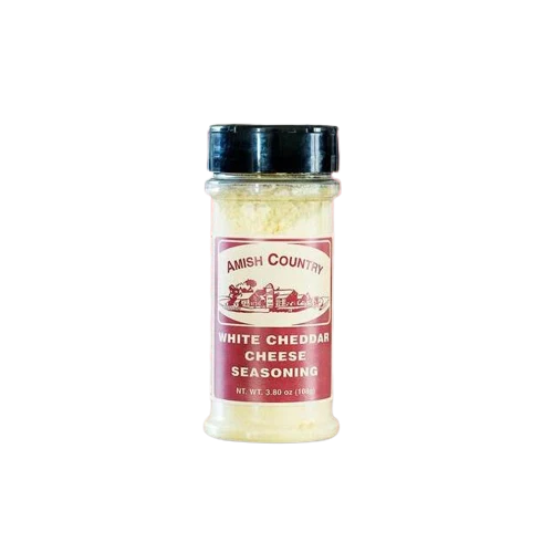 Unique Amish Country Popcorn White Cheddar Popcorn Seasoning 3.8 oz. Crafted