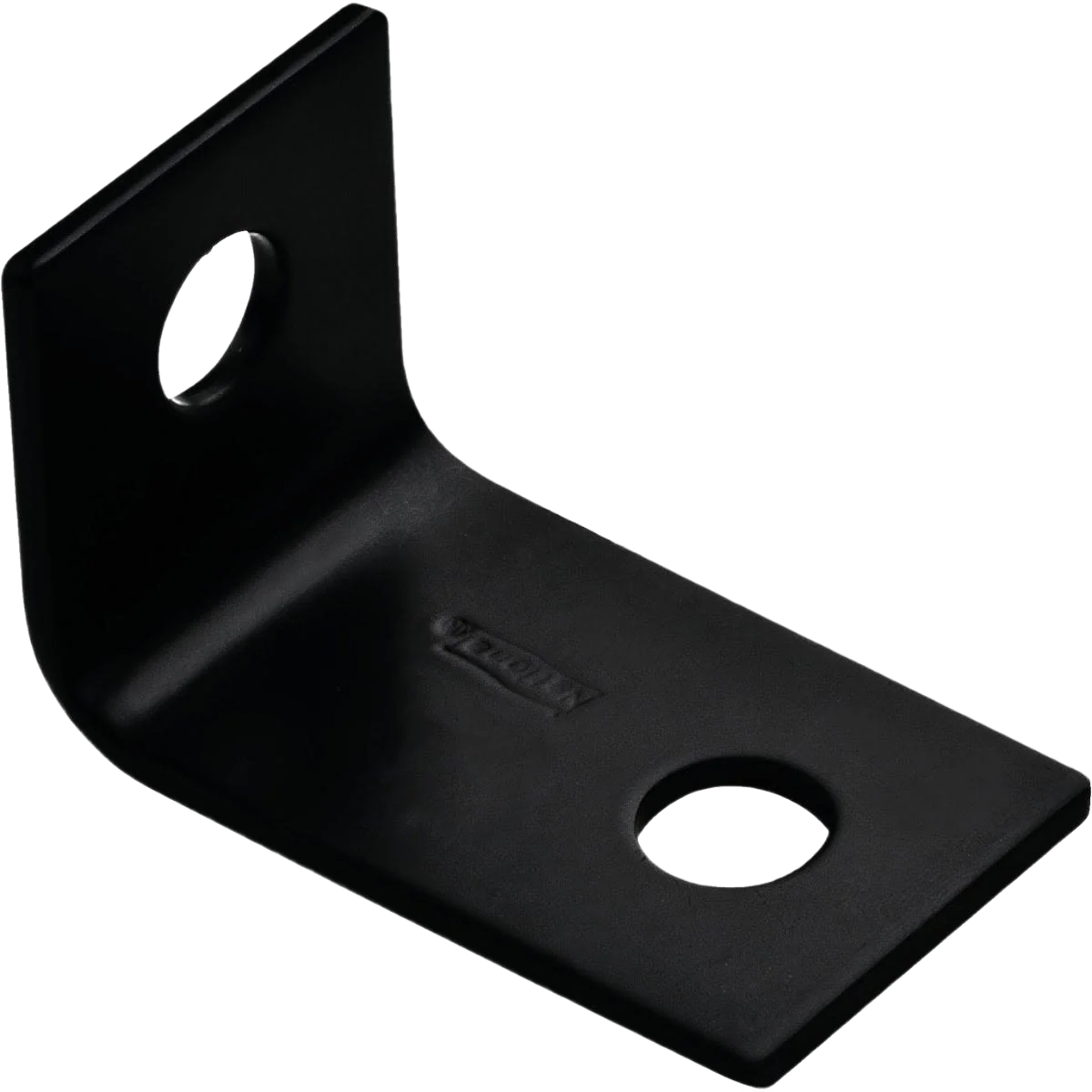 Carefully Designed National Hardware 2.5 x 1.5 Black Heavy Duty Offset Leg Corner Brace Smooth