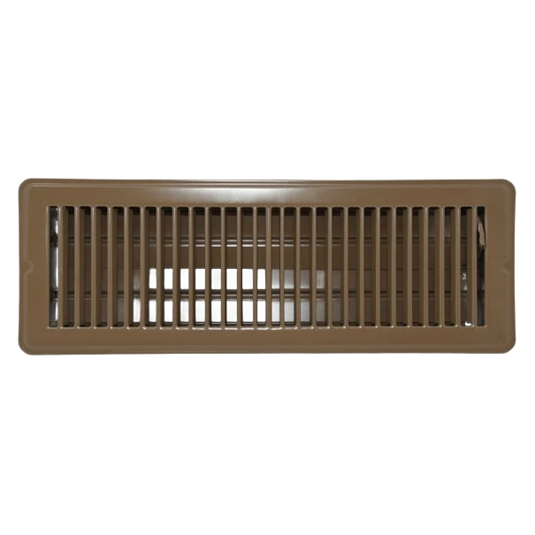 Top-Quality Famous Supply Breeze33 Brown Floor Vent 4 x 14 in. Versatile