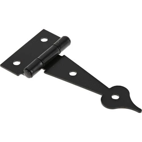 Green Hillman Hardware Essentials 3 in. Black Light T-Hinge Certified