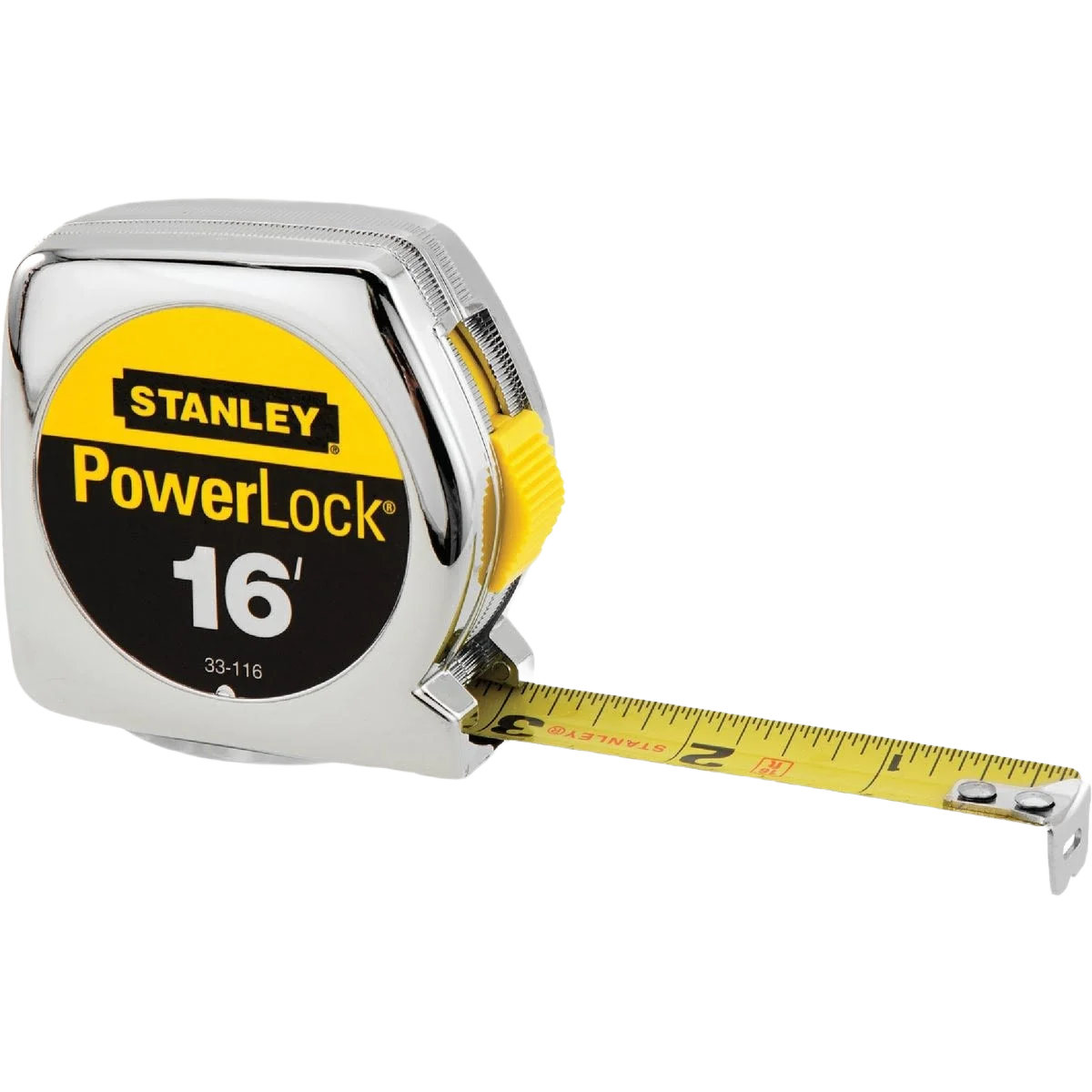 Fast Stanley Powerlock 16 ft. Tape Measure Fine