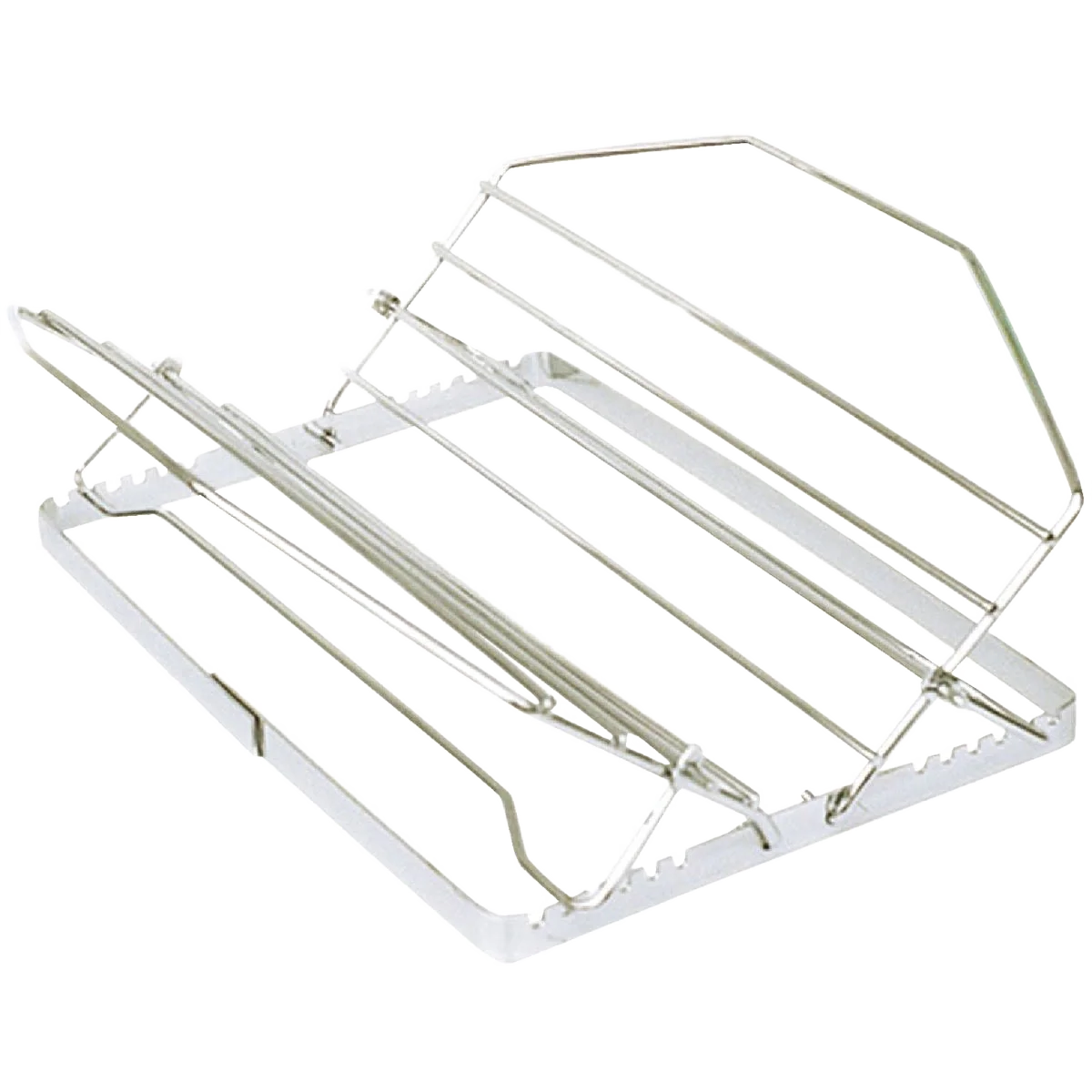 Refined Norpro Adjustable Roasting Rack 10 in. Consistent