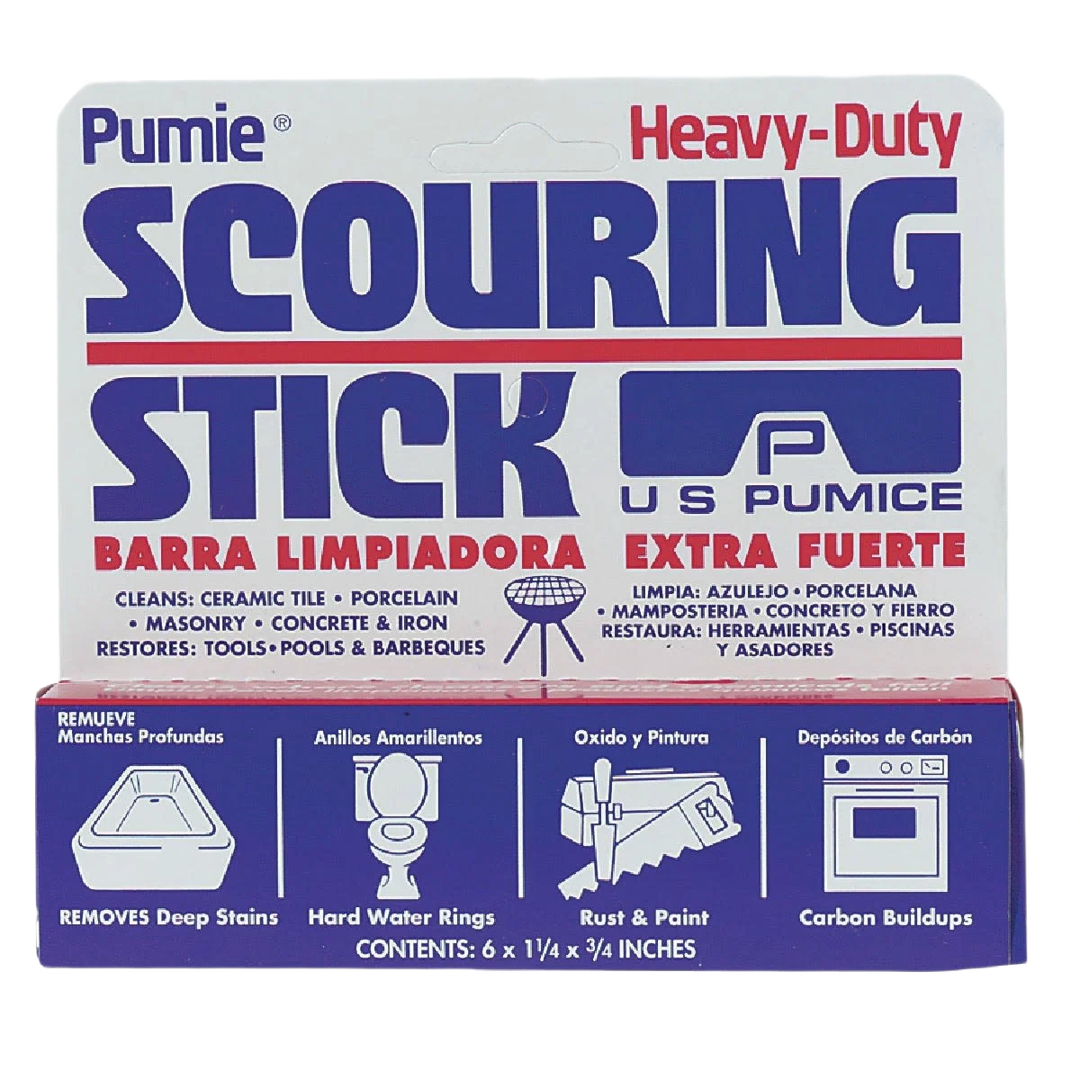 Fashionable Pumie Scouring Stick 6 in. Professional