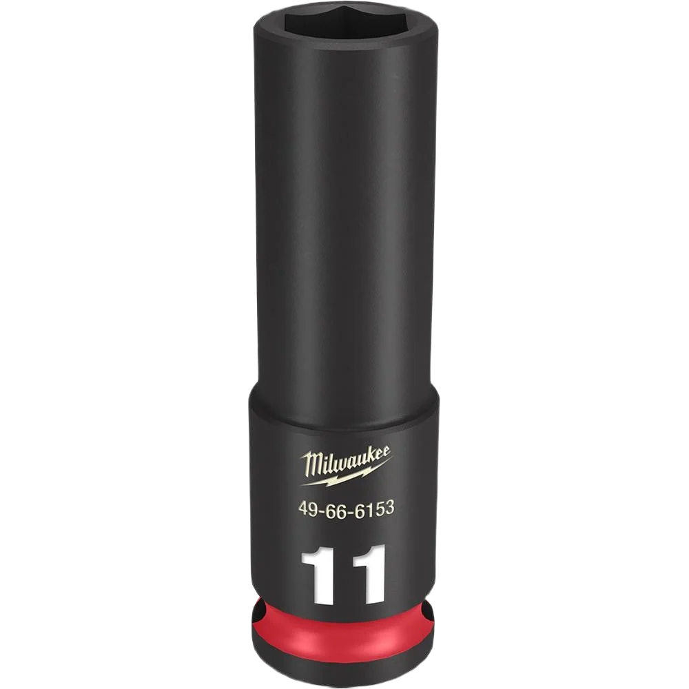 Professional Milwaukee SHOCKWAVE™ Impact Duty™ 3 8 Drive 11-mm Deep 6 Point Socket Soft