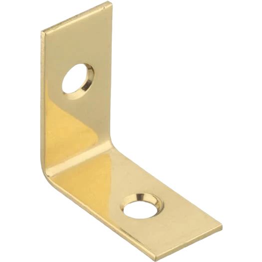 Secure National Hardware 1 x 1 2 Solid Brass Corner Brace Powerful