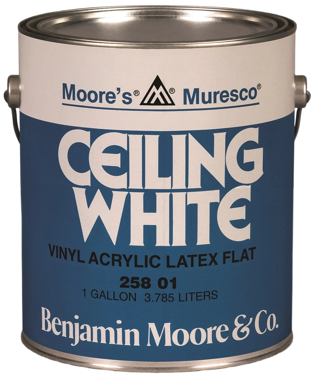 Safe Benjamin Moore Muresco Ceiling White Paint 1 Gallon Comfortable