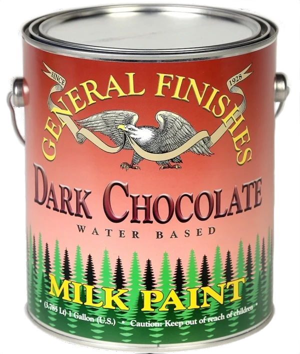 Next-Generation General Finishes Dark Chocolate Water Based Milk Paint Pint Breathable