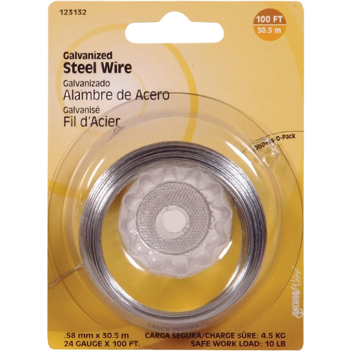 Effective Hillman 100 Ft. 24 Ga. Galvanized Steel General Purpose Wire Genuine
