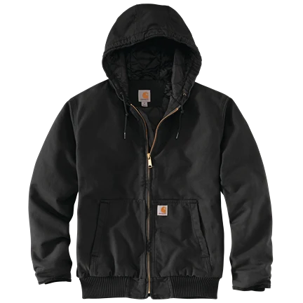 Official Carhartt Men’s Insulated Active Jac Washed Duck Loose Fit Jacket Luxury