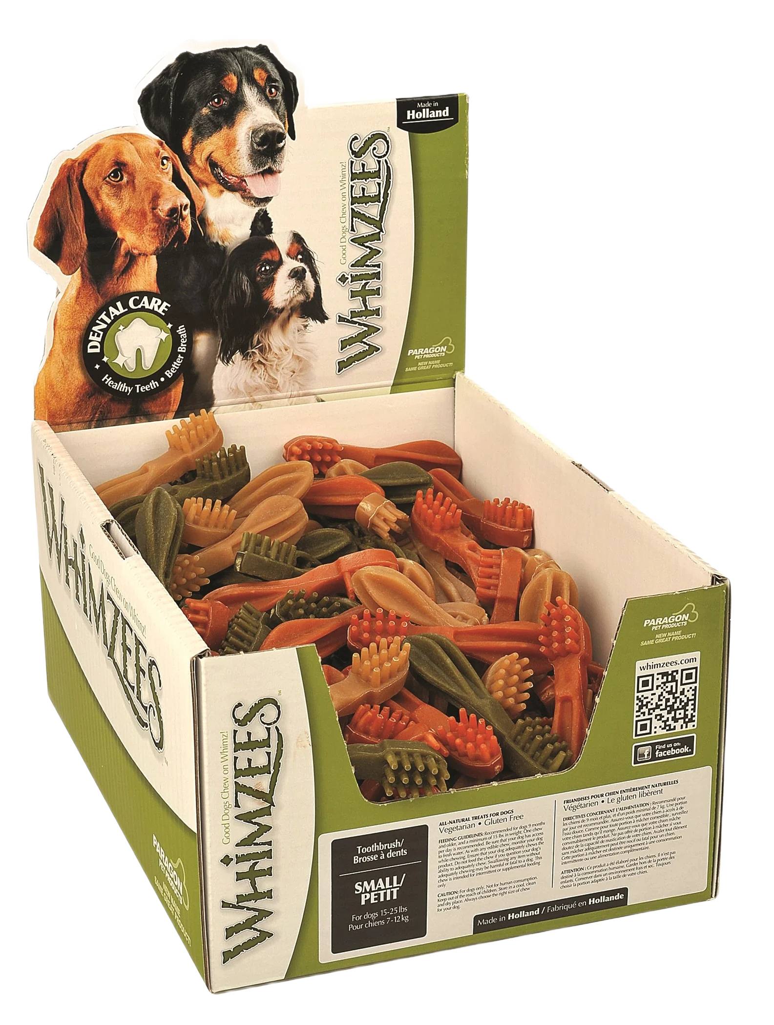 High-Quality Whimzees Brushzees Star Small Assorted Dog Treat 1 Piece Artisan