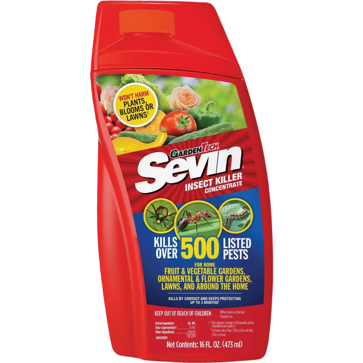 Trusted Garden Tech Sevin Insect Killer Concentrate 16 oz. Breathable