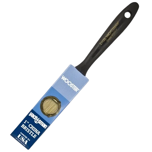 Fine Crafted Wooster 1 in. Yachtsman Varnish Brush Sophisticated