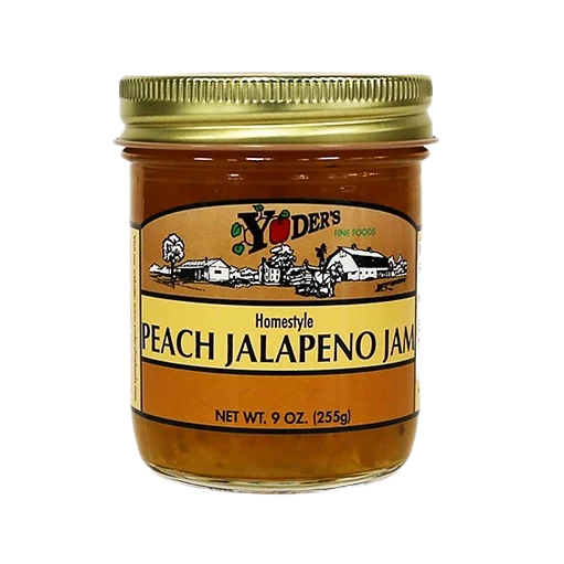 Smart Yoder’s Fine Foods Peach Jalapeno Jam 9 oz. Traditional