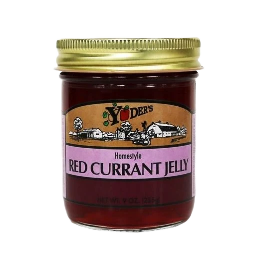 Soft Yoder’s Fine Foods Red Currant Jelly – 9 oz. Lightweight