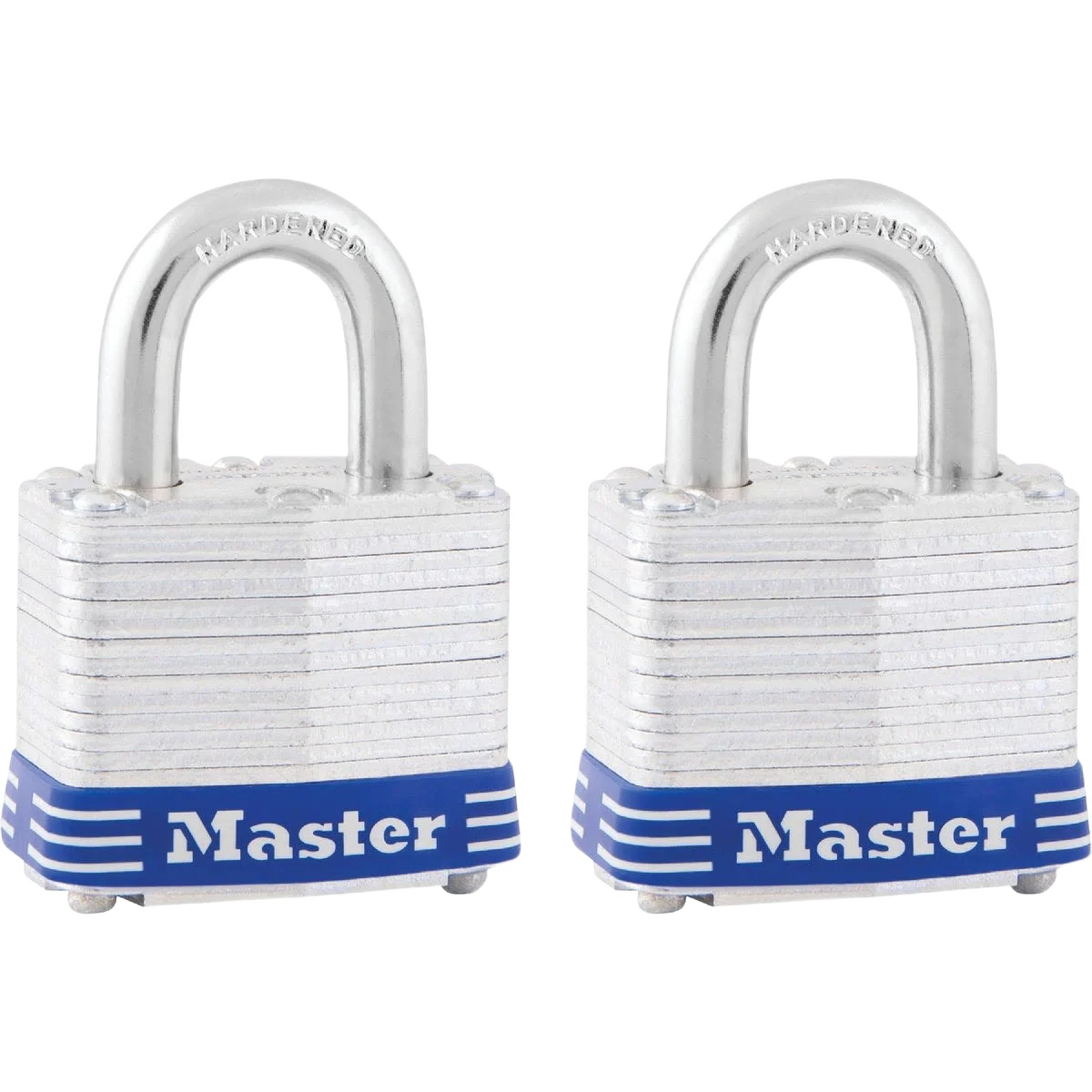 Premium Material Master Lock 1-9 16 In. Wide 4-Pin Tumbler Keyed Padlock 2-Pack Casual