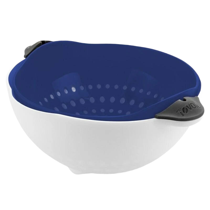 Dependable Spectrum Diversified Designs Deep Indigo Soak N Strain Colander 1.5 Quart Premium