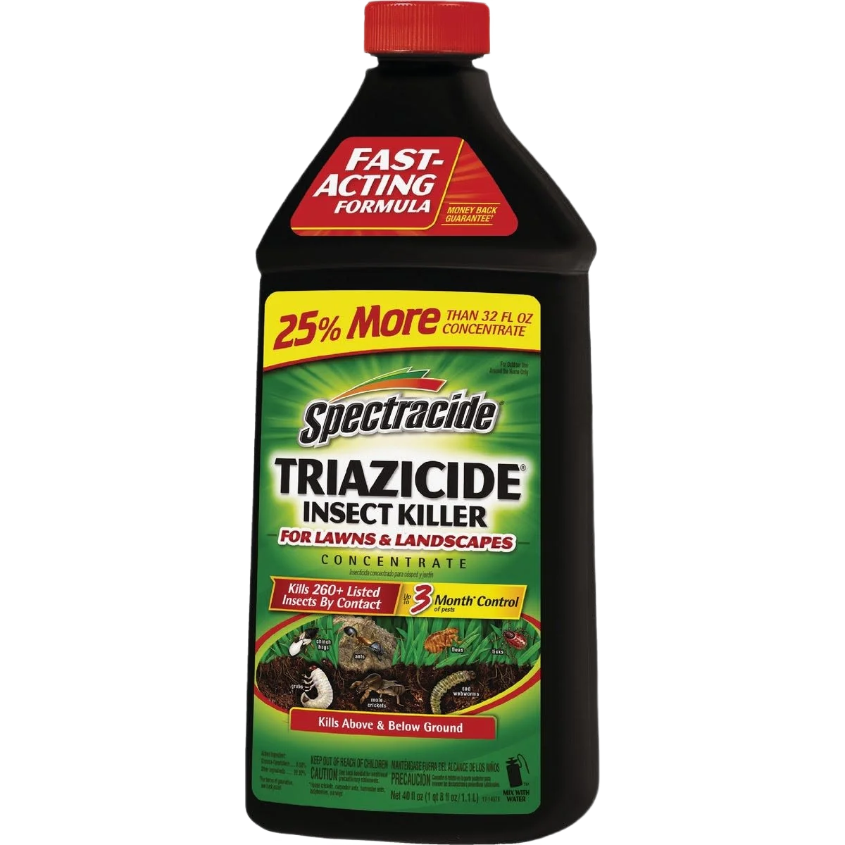 Practical Spectracide Triazicide Insect Killer Concentrate for Lawns Landscapes 32 oz. Original