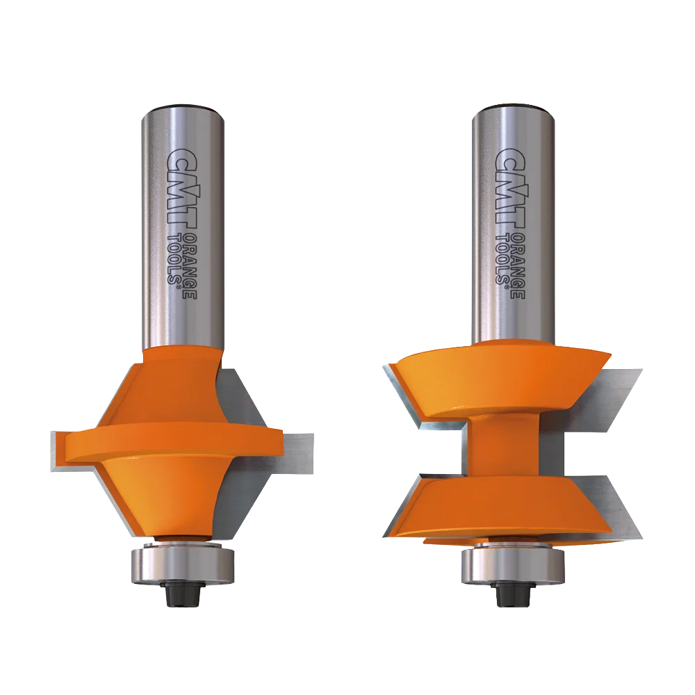 Long-Lasting CMT Orange Tools 1-37 64 x 1 Edge Banding Bits Set 1 2 Shank Detailed