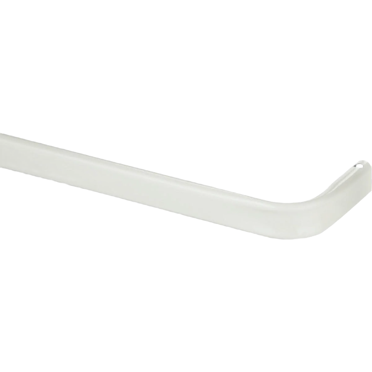 First-Class Kenney White 2 in. Single Curtain Rod 18 to 28 in. Genuine