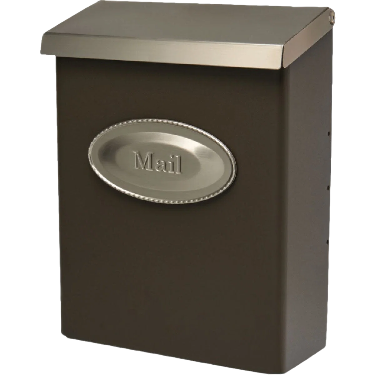 Enhanced Gibraltar Bronze Designer Vertical Mailbox First-Class
