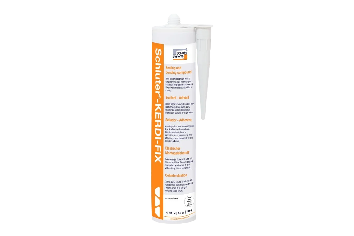 Prestigious Schluter Kerdi Fix Bright White KERDIFIX BW Comfortable