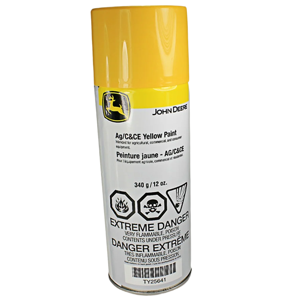 Traditional John Deere TY25641 AG C amp CE Yellow Spray Paint 12 oz Exceptional