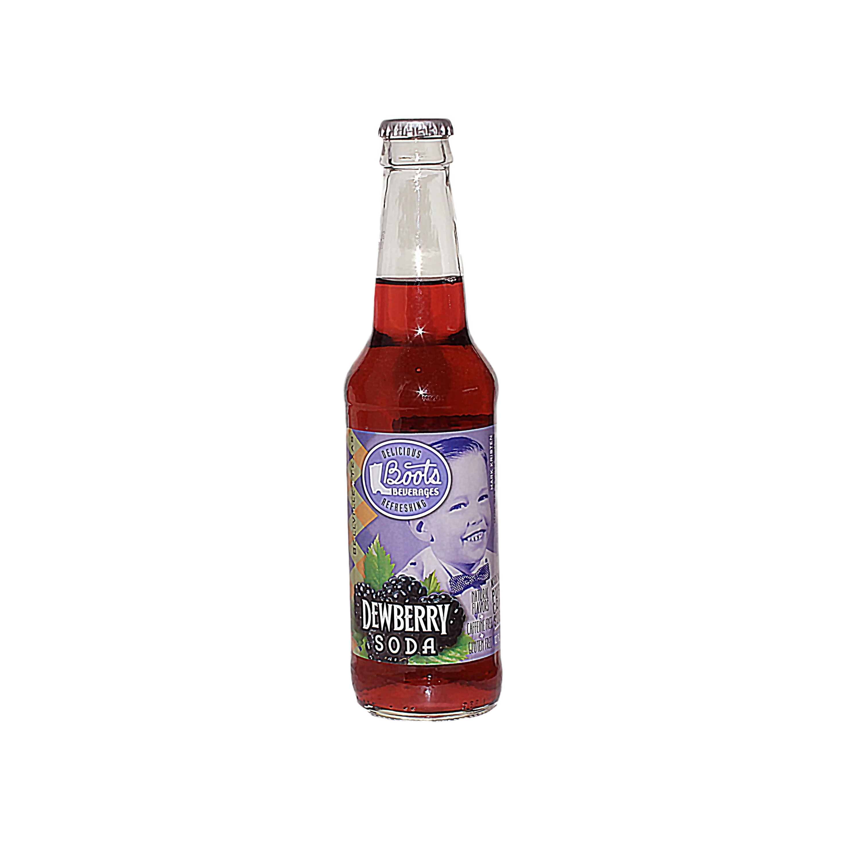 Natural Boots Dewberry Soda 12 oz. Official