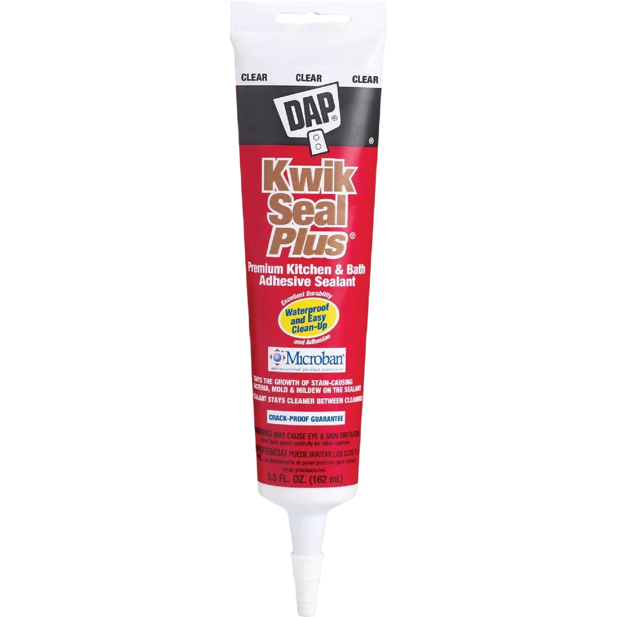 Breathable DAP Kwik Seal Plus Clear Premium Kitchen Bath Adhesive Sealant 5.5 oz. Smart