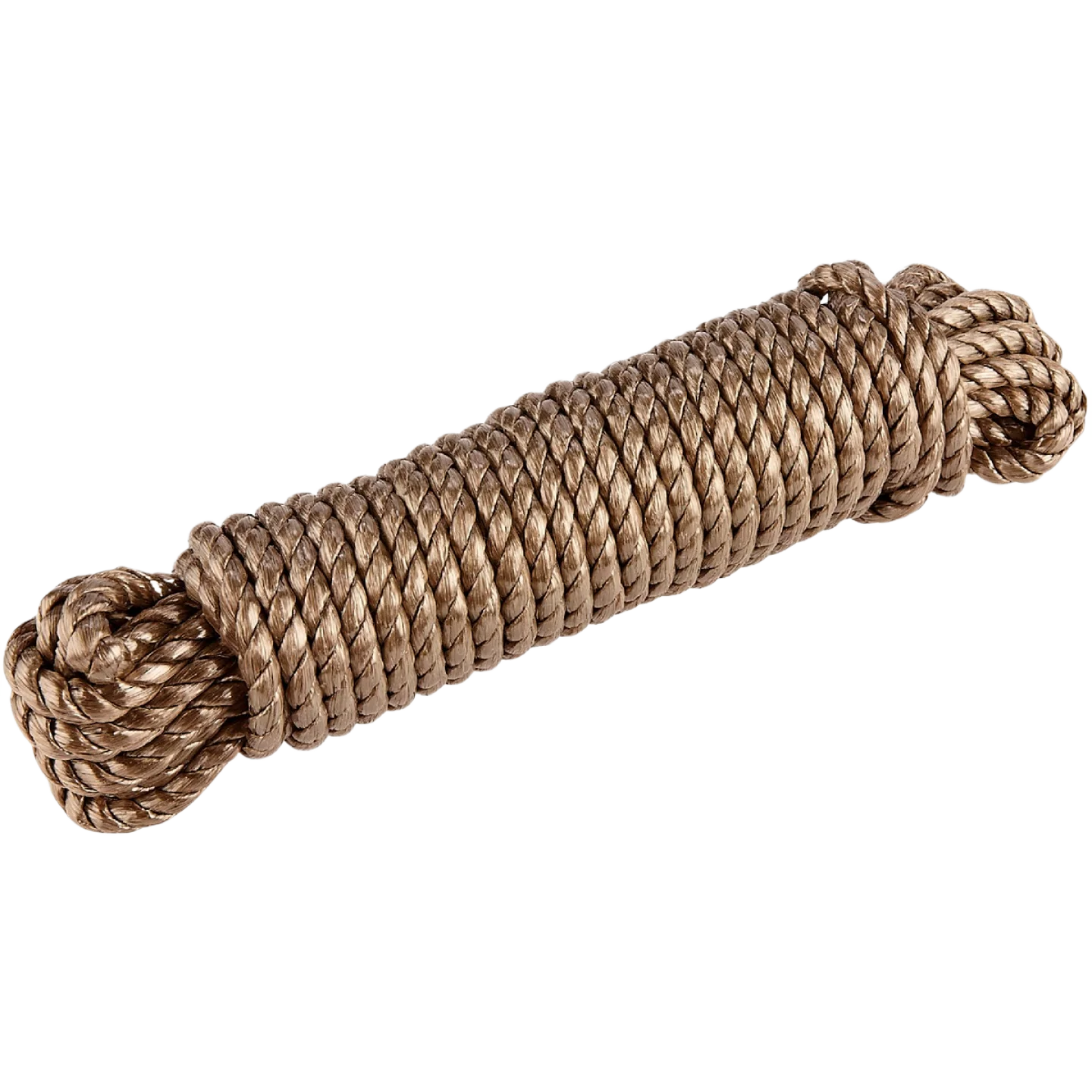 Excellent Do it Natural Twisted Unmanila Polypropylene Rope 3 8 in. x 50 ft. Effective