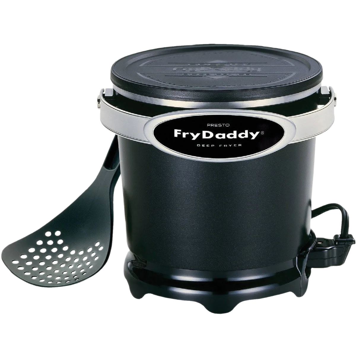 Long-Lasting Presto FryDaddy Black Aluminum Electric Deep Fryer 1 Quart Original Design
