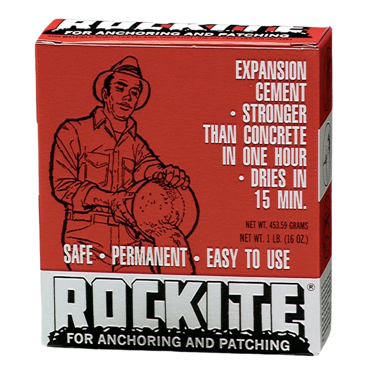 Comfortable Rockite Fast Setting Hydraulic Cement 1 lb. Box Premium