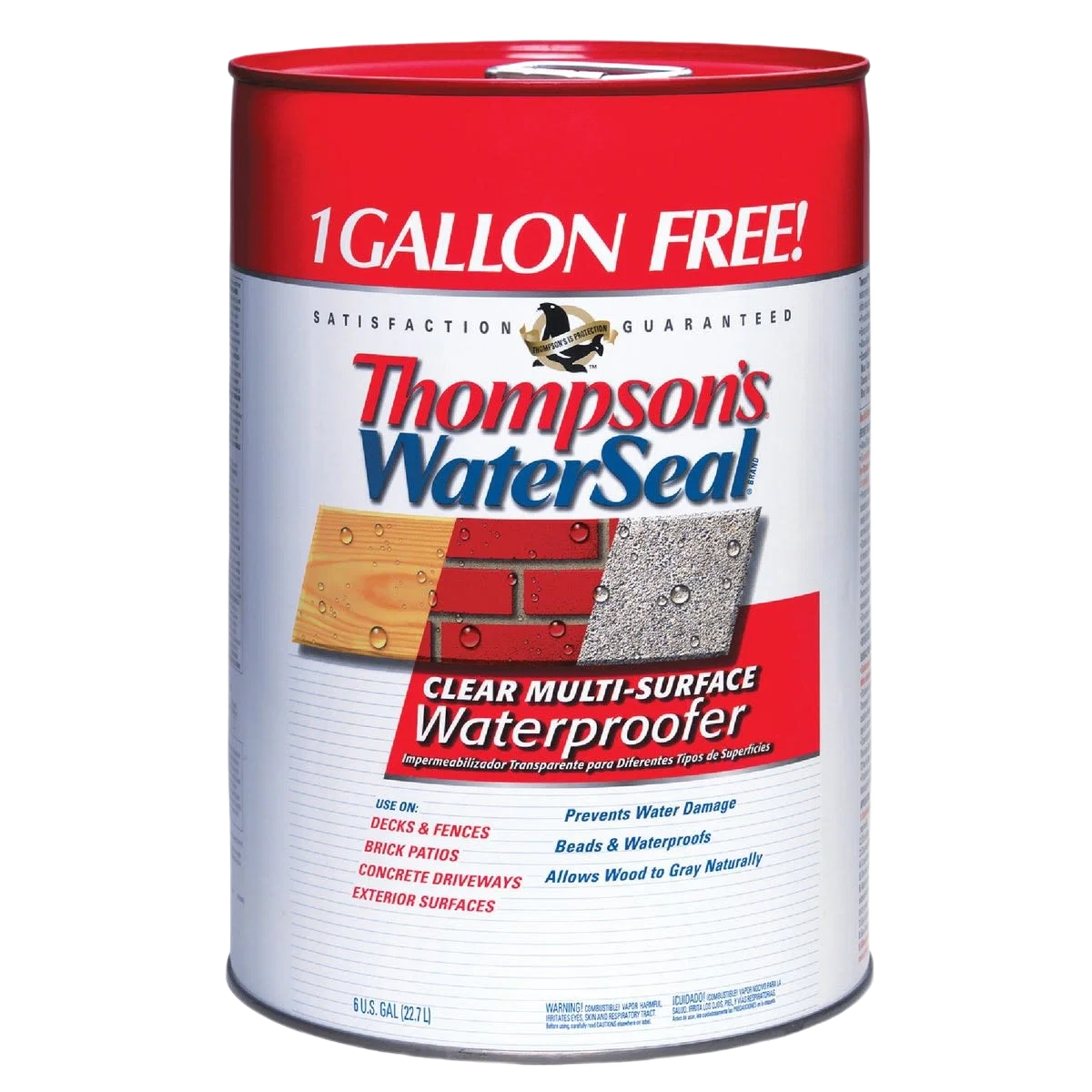 Selected Thompson’s Waterseal Clear Voc Multisurface Waterproofing Sealer 6-Gallon Exceptional