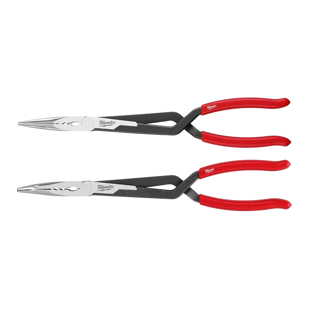 Natural Milwaukee 2PC Long Reach Pliers Set Sustainable