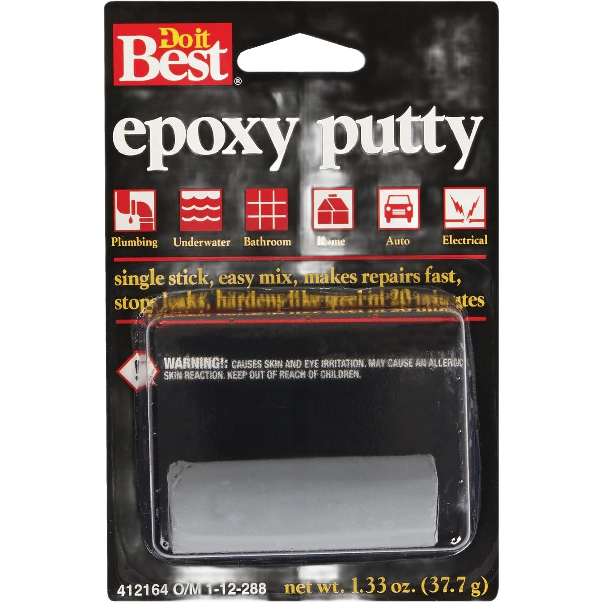 High-End Do it Gray Epoxy Putty 1.3 oz. Easy-to-Use
