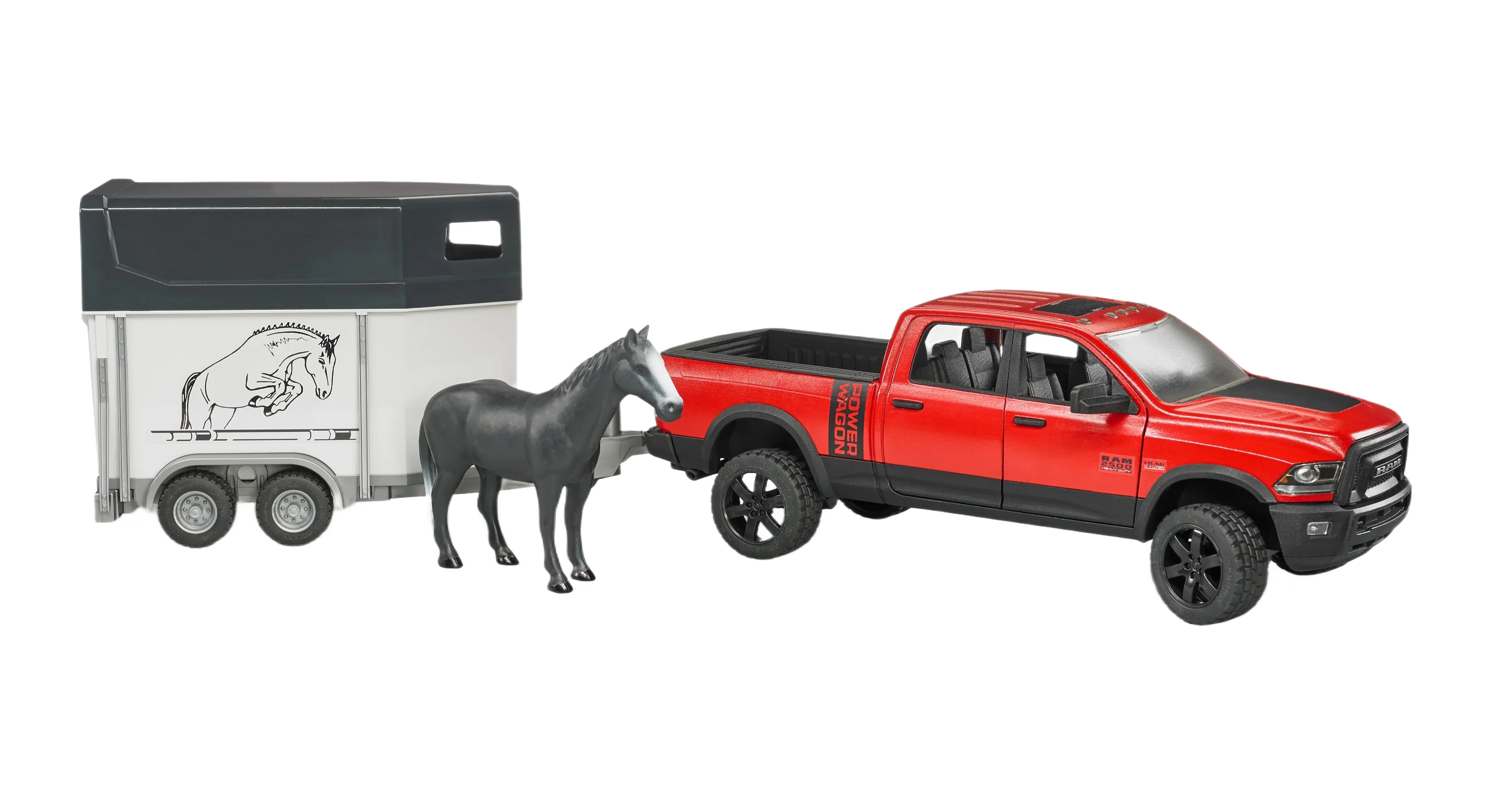 Contemporary Bruder Ram 2500 Power Pick Up W Horse Trailer Horse Vehicle Sustainable